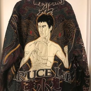 Men’s Al Wissam Leather Bruce Lee Coat